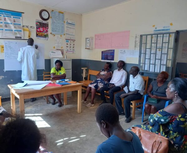 Mentorship and training of users on how to use UgandaEMR to capture and store HTS data